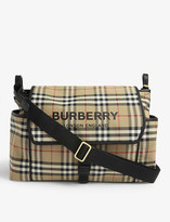 Thumbnail for your product : Burberry Logo-print vintage check baby changing shoulder bag