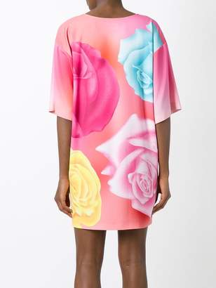 Moschino Boutique roses print T-shirt dress
