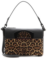 Thumbnail for your product : Christian Louboutin Passage Messenger Leather And Pony-hair Shoulder Bag