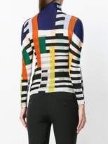Thumbnail for your product : Issey Miyake colour blocked printed sweater