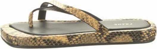Frame Leather Animal Print Espadrilles w/ Tags - ShopStyle