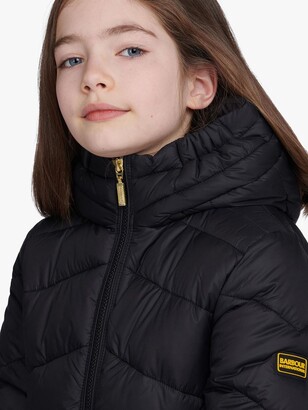 Barbour International Kids' Motegi Quilted Jacket, Black