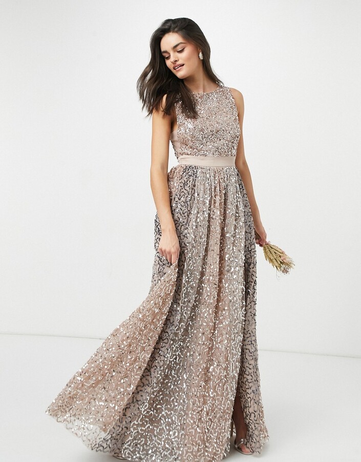 maya blush dress