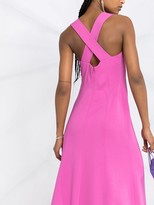 Thumbnail for your product : Alberta Ferretti Sleeveless Keyhole-Neck Maxi Dress