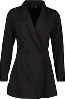 Thumbnail for your product : boohoo Petite Double Breasted Pocket Detail Blazer Dress