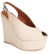 Thumbnail for your product : Jeffrey Campbell 'Grable' Suede Wedge Sandal (Women)