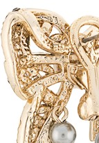 Thumbnail for your product : Marchesa Nightingale bow drop earrings