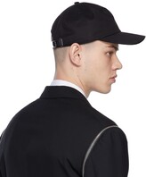 Thumbnail for your product : Alexander McQueen Black & White Embroidered Logo Cap