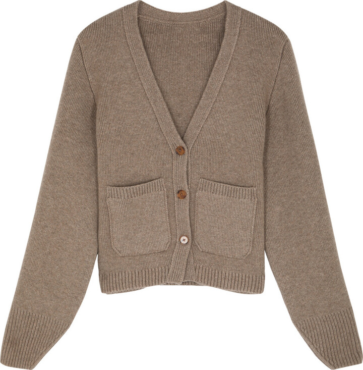 KHAITE Scarlet Cashmere Cardigan