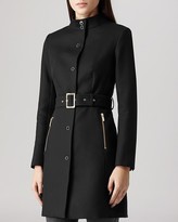 Thumbnail for your product : Reiss Coat - Margo Belted Zip Pocket