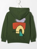 Thumbnail for your product : Bobo Choses Zipped Logo-Print Hoodie