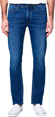 Blank NYC Mens Slim Fit Flat Front Tapered Jeans with 5 Pockets