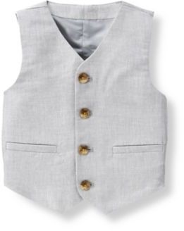 Janie and Jack Linen Blend Suit Vest