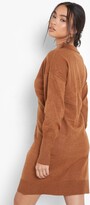Thumbnail for your product : boohoo Polo Knitted Dress
