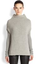 Thumbnail for your product : Rick Owens Cashmere-Blend Crater Sweater