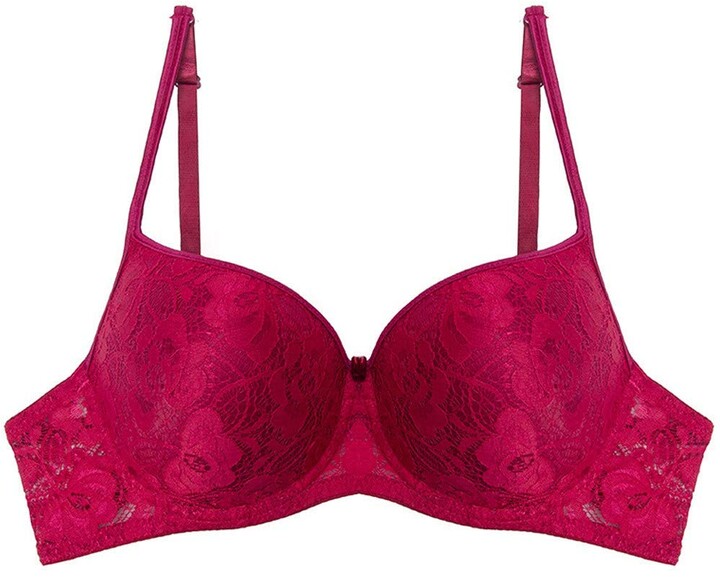 Saoye Fashion Women Bh Pretty Bra with Lace Underwear Seamless Push Up