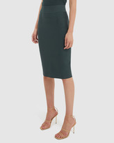 Thumbnail for your product : SABA Women's Green Skirts - Amara Milano Skirt - Size One Size, M at The Iconic