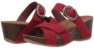 dansko red sandals