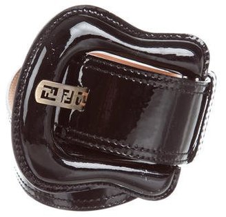 Fendi Patent Leather Waist Belt