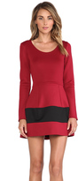 Thumbnail for your product : Boulee Marilyn Long Sleeve Techno Dress