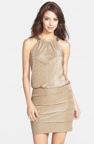 Thumbnail for your product : Laundry by Shelli Segal Embellished Knit Blouson Dress