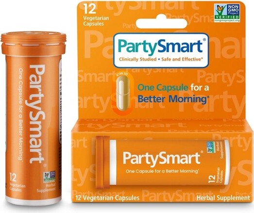 Himalaya HimalayaPartySmart,OneCapsuleforaBetterMorning,Plant-Based,LiverSupport,12Capsules