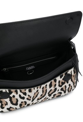 Karl Lagerfeld Paris K/Ikon leopard-print shoulder bag