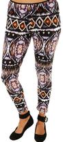 Thumbnail for your product : 24/7 Comfort Apparel Abstract-Print Ankle Leggings