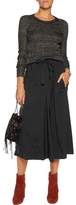 Thumbnail for your product : Isabel Marant Dezi Stretch Silk And Wool-Blend Midi Skirt
