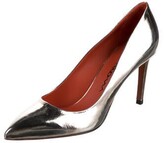 Thumbnail for your product : Santoni Patent Leather Pumps w/ Tags Gold