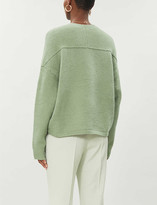 Thumbnail for your product : Me And Em Cropped cotton-blend knitted jumper