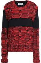Thumbnail for your product : Maison Margiela Ribbed And Cable-knit Cotton Sweater