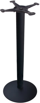 JI Bases 18" Round Cast Iron Bar Height Pedestal Table Base