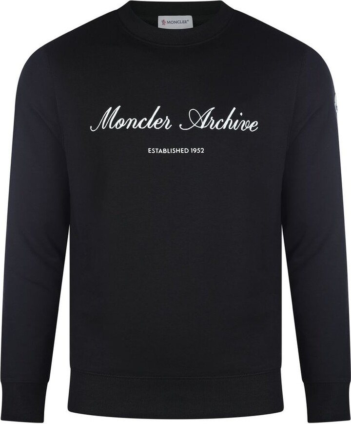 Moncler Logo Patch Crewneck Sweatshirt