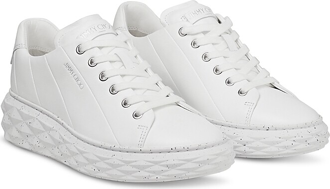 Jimmy Choo Women's Diamond Light Leather Sneakers