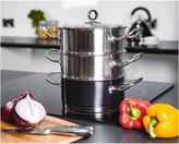 Thumbnail for your product : Morphy Richards 18cm 3-Tier Steamer - Black