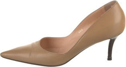 Walter Steiger Leather Pumps Neutrals Pointed-Toes Includes Box Unfortunately, due to restrictions, this item may not be eligible for shipping in all areas.