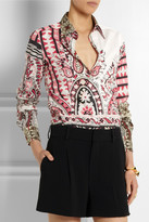 Thumbnail for your product : Etro Printed stretch-cotton shirt
