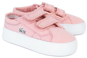 Lacoste Pink Velcro Marcel Trainers