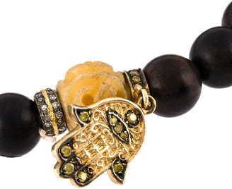 Loree Rodkin bead diamond Hamsa bracelet