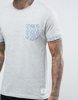 Thumbnail for your product : Bellfield T-Shirt with Printed Pocket and Cuff