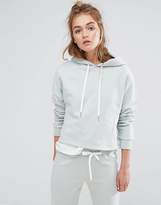 Thumbnail for your product : South Beach Cropped Hoodie In Mint