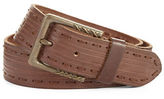 Thumbnail for your product : John Varvatos U.S.A. Leather Stitched Belt