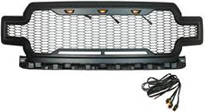 Paramount P1Z-410206MB Impulse Grille with LED Lights - Matte Black