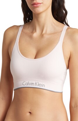 Calvin Klein Women's Invisibles Comfort Seamless Lightly Lined V Neck  Bralette Bra - ShopStyle