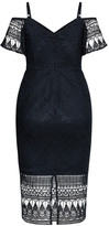 Thumbnail for your product : City Chic Impressions Dress - navy
