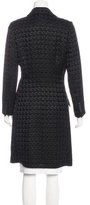 Thumbnail for your product : Piazza Sempione Jacquard Wool-Blend Coat