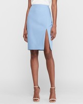 Thumbnail for your product : Express High Waisted Side Slit Pencil Skirt