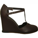Thumbnail for your product : Tila March Brown Leather Ballet flats