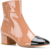 Thumbnail for your product : Gianvito Rossi contrast toe ankle boots